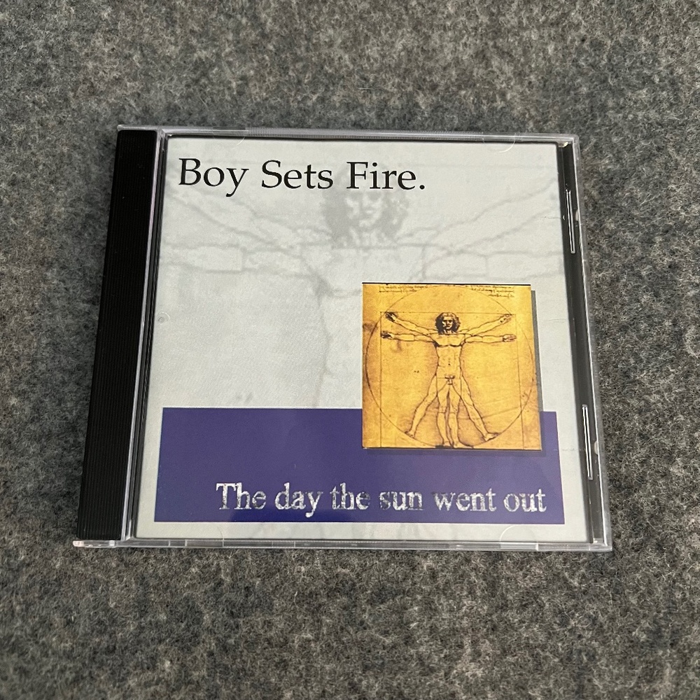 BOYSETSFIRE 1997 The Day The Sun Went Out CD Initial Records Boy Sets Fire